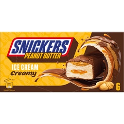 SNICKERS Creamy Barra Gelato Formato Multiplo x6 (6 x 39g) image